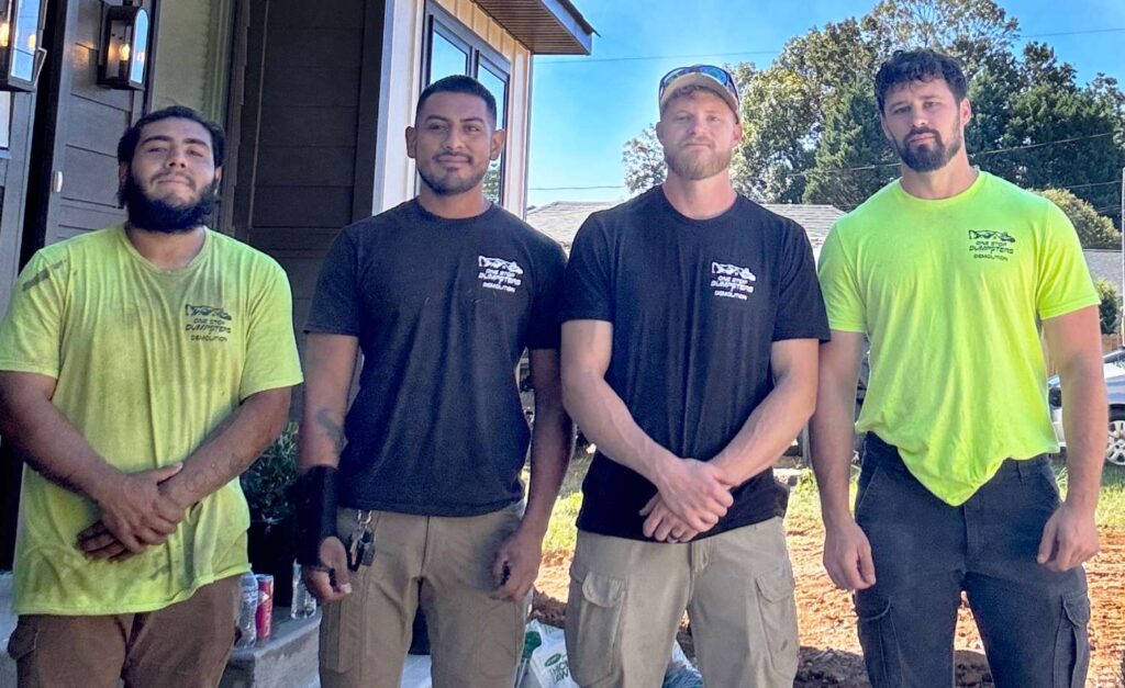 One Stop Dumpsters and Demo team in Charlotte North Carolina